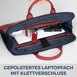Laptoptasche mit Trolley-Schlaufe (Genarbt)
