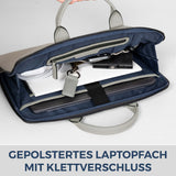 Laptoptasche mit Trolley-Schlaufe (Genarbt)
