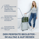 Laptoptasche mit Trolley-Schlaufe (Genarbt)