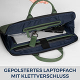 Laptoptasche mit Trolley-Schlaufe (Genarbt)