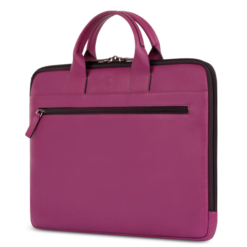 Laptoptasche mit Trolley-Schlaufe (Genarbt)