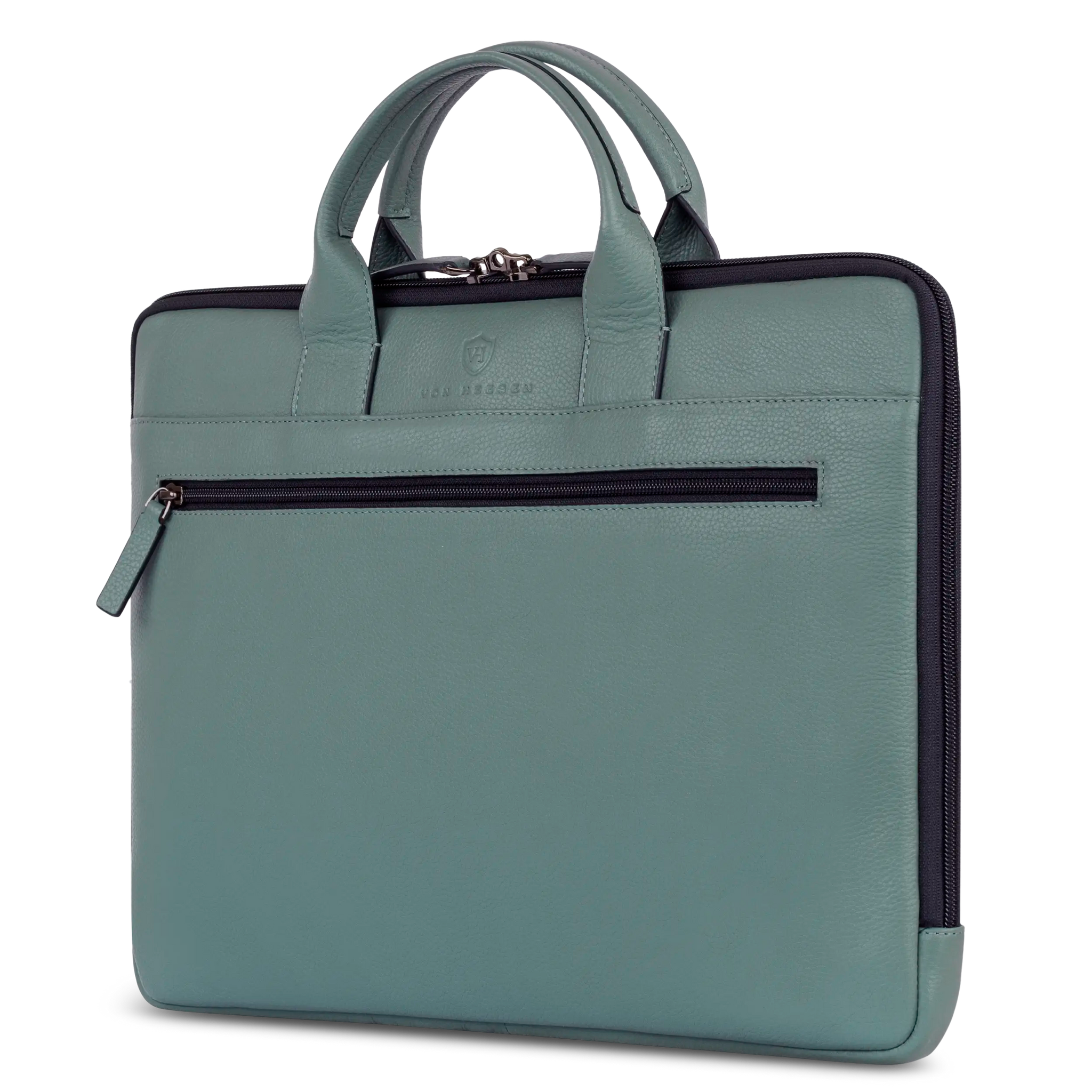 Laptoptasche mit Trolley-Schlaufe (Genarbt)