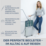 Laptoptasche mit Trolley-Schlaufe (Genarbt)