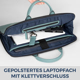 Laptoptasche mit Trolley-Schlaufe (Genarbt)