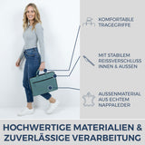 Laptoptasche mit Trolley-Schlaufe (Genarbt)