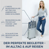Laptoptasche mit Trolley-Schlaufe (Genarbt)