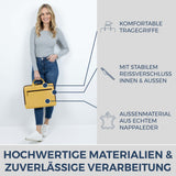 Laptoptasche mit Trolley-Schlaufe (Genarbt)