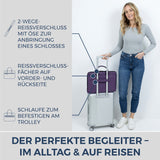 Laptoptasche mit Trolley-Schlaufe (Genarbt)