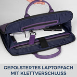 Laptoptasche mit Trolley-Schlaufe (Genarbt)