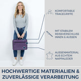 Laptoptasche mit Trolley-Schlaufe (Genarbt)