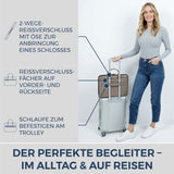 Laptoptasche mit Trolley-Schlaufe (Genarbt)