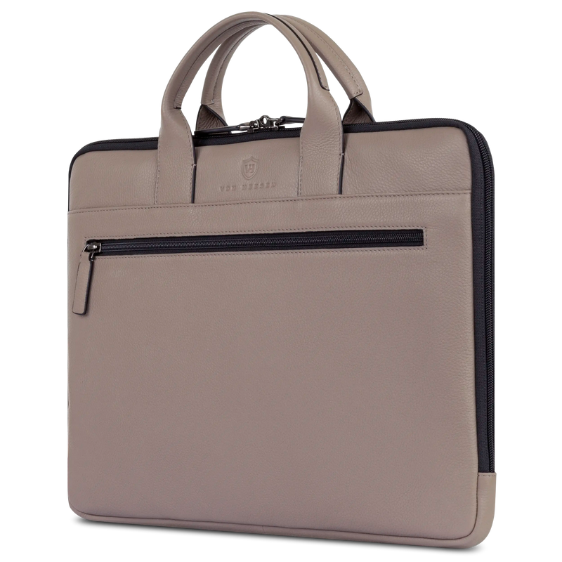 Laptoptasche mit Trolley-Schlaufe (Genarbt)