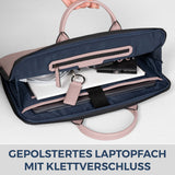 Laptoptasche mit Trolley-Schlaufe (Genarbt)
