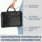 Laptoptasche mit Trolley-Schlaufe (Glatt)