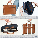 Laptoptasche mit Trolley-Schlaufe (Glatt)