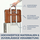 Laptoptasche mit Trolley-Schlaufe (Glatt)