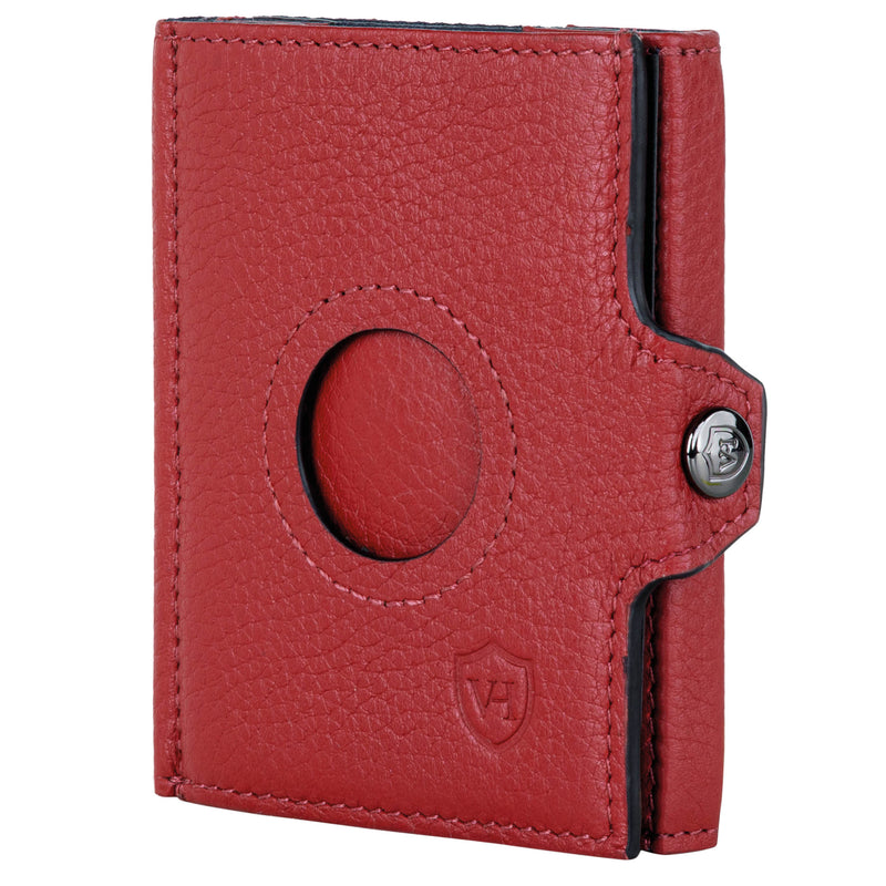 Airtag Slim Wallet mit RFID-Schutz, 5 Kartenfächer und Mini-Münzfach