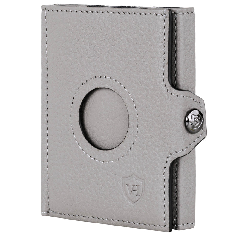 Airtag Slim Wallet mit RFID-Schutz, 5 Kartenfächer und Mini-Münzfach
