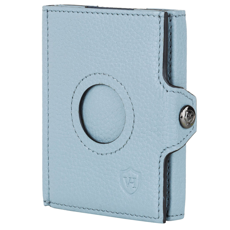 Airtag Slim Wallet mit RFID-Schutz, 5 Kartenfächer und Mini-Münzfach