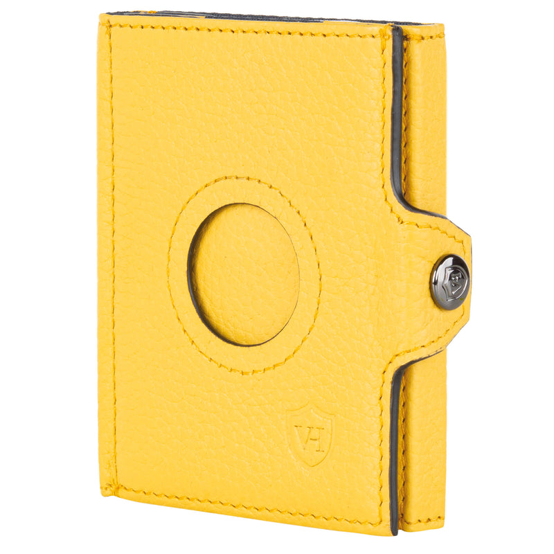 Airtag Slim Wallet mit RFID-Schutz, 5 Kartenfächer und XXL-Münzfach