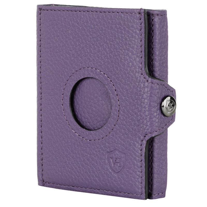 Airtag Slim Wallet mit RFID-Schutz, 5 Kartenfächer und XXL-Münzfach