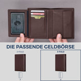 Geldbörse mit RFID-Schutz & 11 Kartenfächer (Genarbt)
