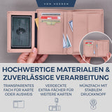 Geldbörse mit RFID-Schutz & 11 Kartenfächer (Genarbt)