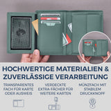Geldbörse mit RFID-Schutz & 11 Kartenfächer (Genarbt)