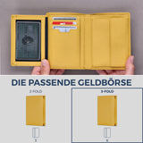 Geldbörse mit RFID-Schutz & 11 Kartenfächer (Genarbt)