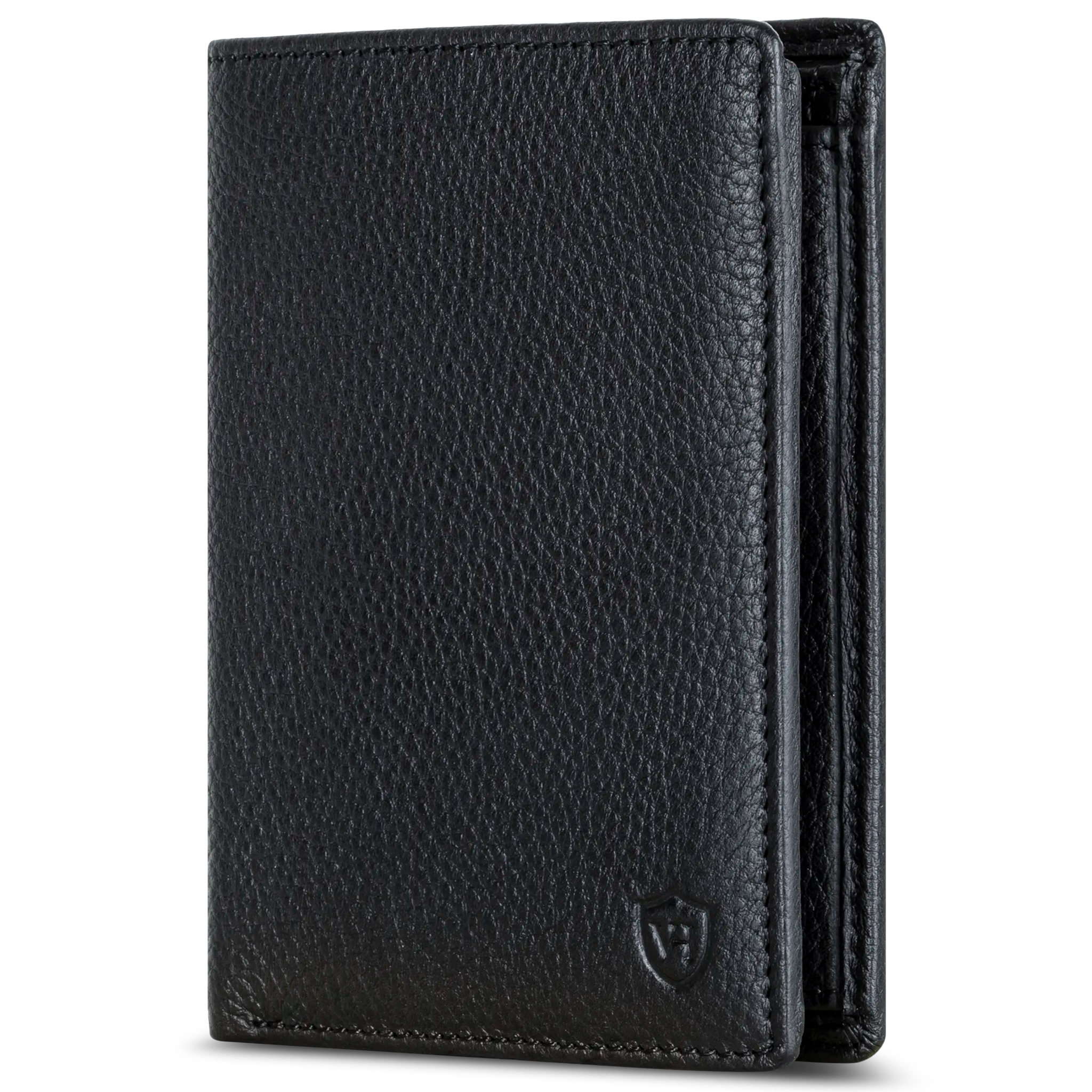 Geldbörse mit RFID-Schutz & 8 Kartenfächer (Genarbt)