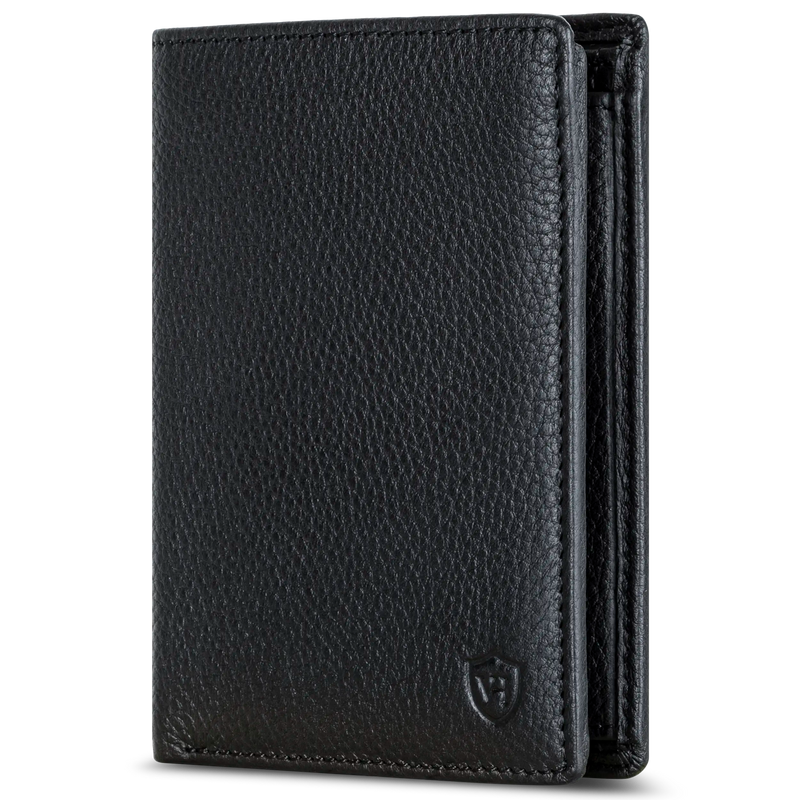 Geldbörse mit RFID-Schutz & 8 Kartenfächer (Genarbt)