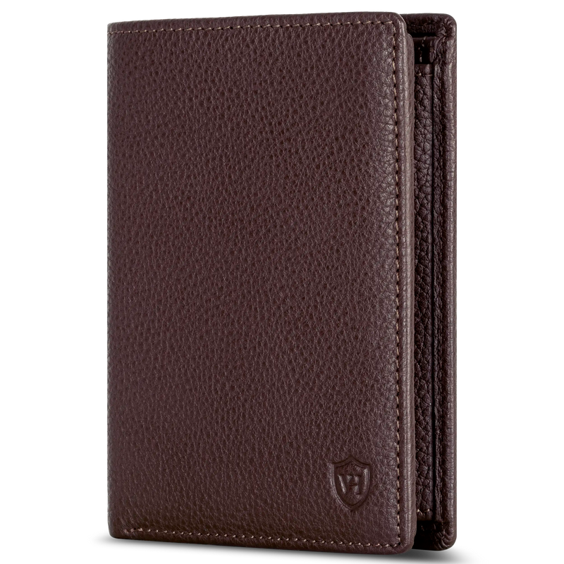 Geldbörse mit RFID-Schutz & 8 Kartenfächer (Genarbt)