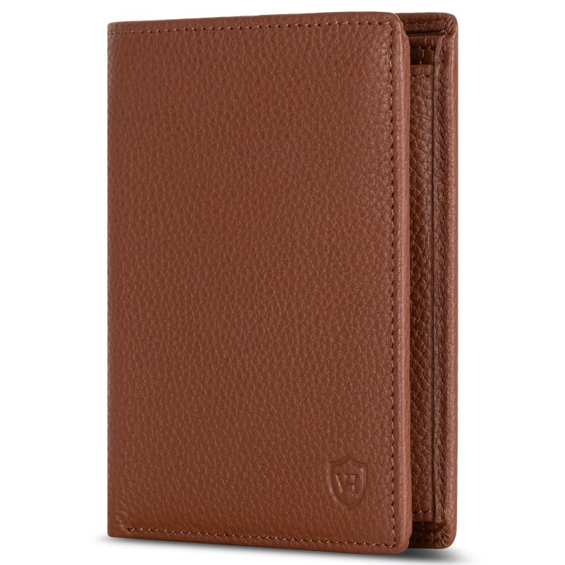 Geldbörse mit RFID-Schutz & 8 Kartenfächer (Genarbt)