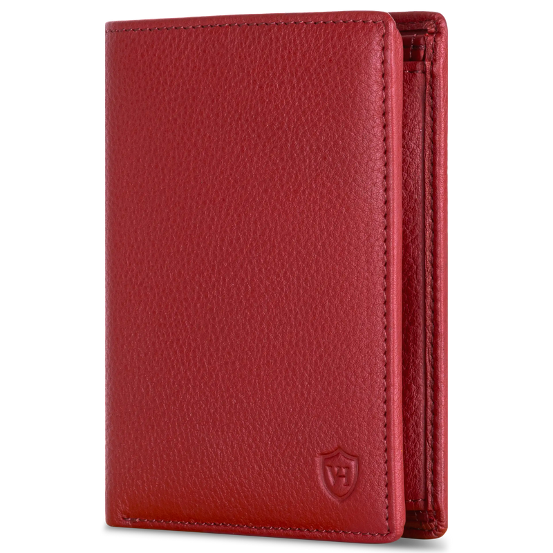 Geldbörse mit RFID-Schutz & 8 Kartenfächer (Genarbt)