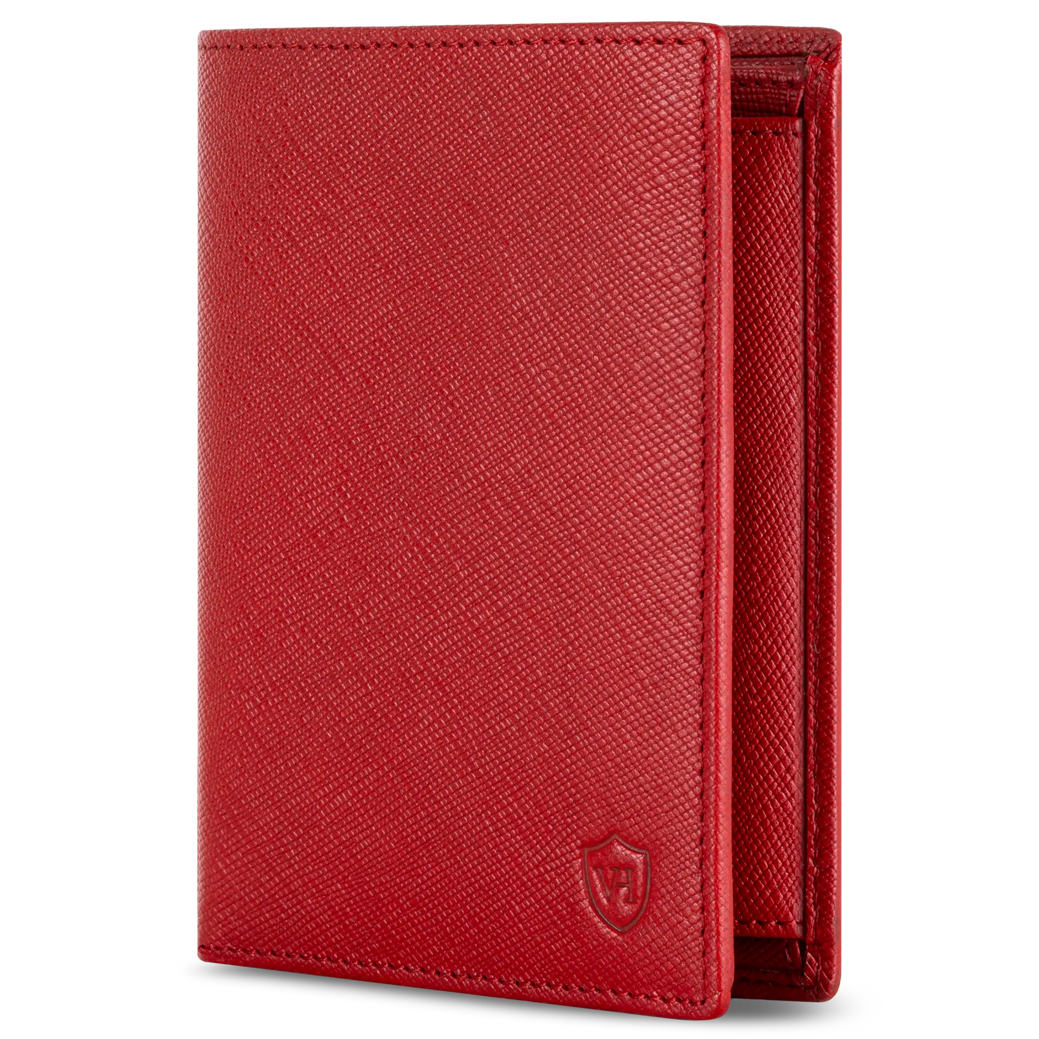 Geldbörse mit RFID-Schutz & 8 Kartenfächer (Saffiano)