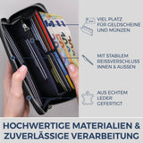 Geldbörse mit RFID-Schutz & 1 Hauptfach (Carbon)