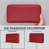 Geldbörse mit RFID-Schutz & 1 Hauptfach (Genarbt)
