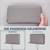 Geldbörse mit RFID-Schutz & 1 Hauptfach (Genarbt)