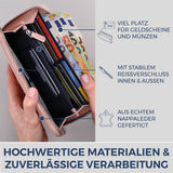 Geldbörse mit RFID-Schutz & 1 Hauptfach (Genarbt)