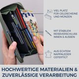 Geldbörse mit RFID-Schutz & 1 Hauptfach (Genarbt)