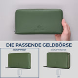 Geldbörse mit RFID-Schutz & 1 Hauptfach (Genarbt)
