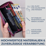 Geldbörse mit RFID-Schutz & 1 Hauptfach (Genarbt)