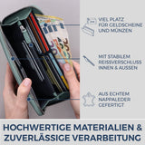 Geldbörse mit RFID-Schutz & 1 Hauptfach (Genarbt)