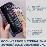 Geldbörse mit RFID-Schutz & 1 Hauptfach (Genarbt)
