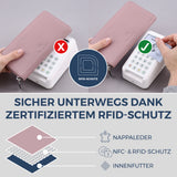Geldbörse mit RFID-Schutz & 1 Hauptfach (Genarbt)
