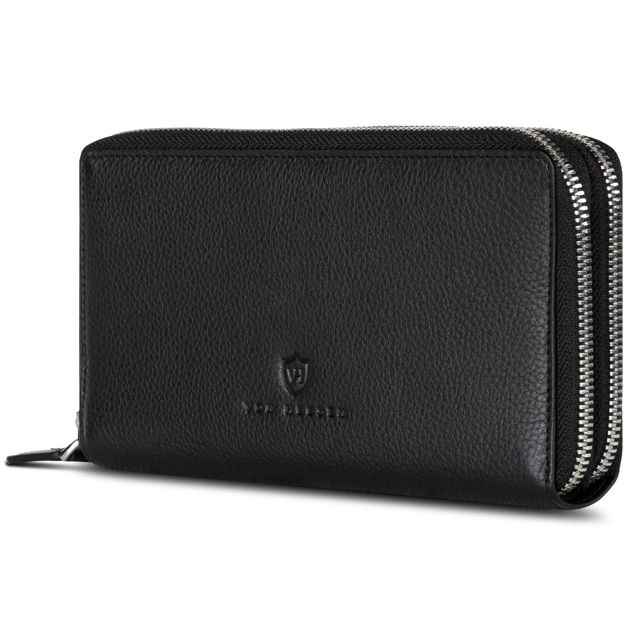 Geldbörse mit RFID-Schutz & 2 Hauptfächer (Genarbt)