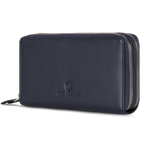 Geldbörse mit RFID-Schutz & 2 Hauptfächer (Genarbt)