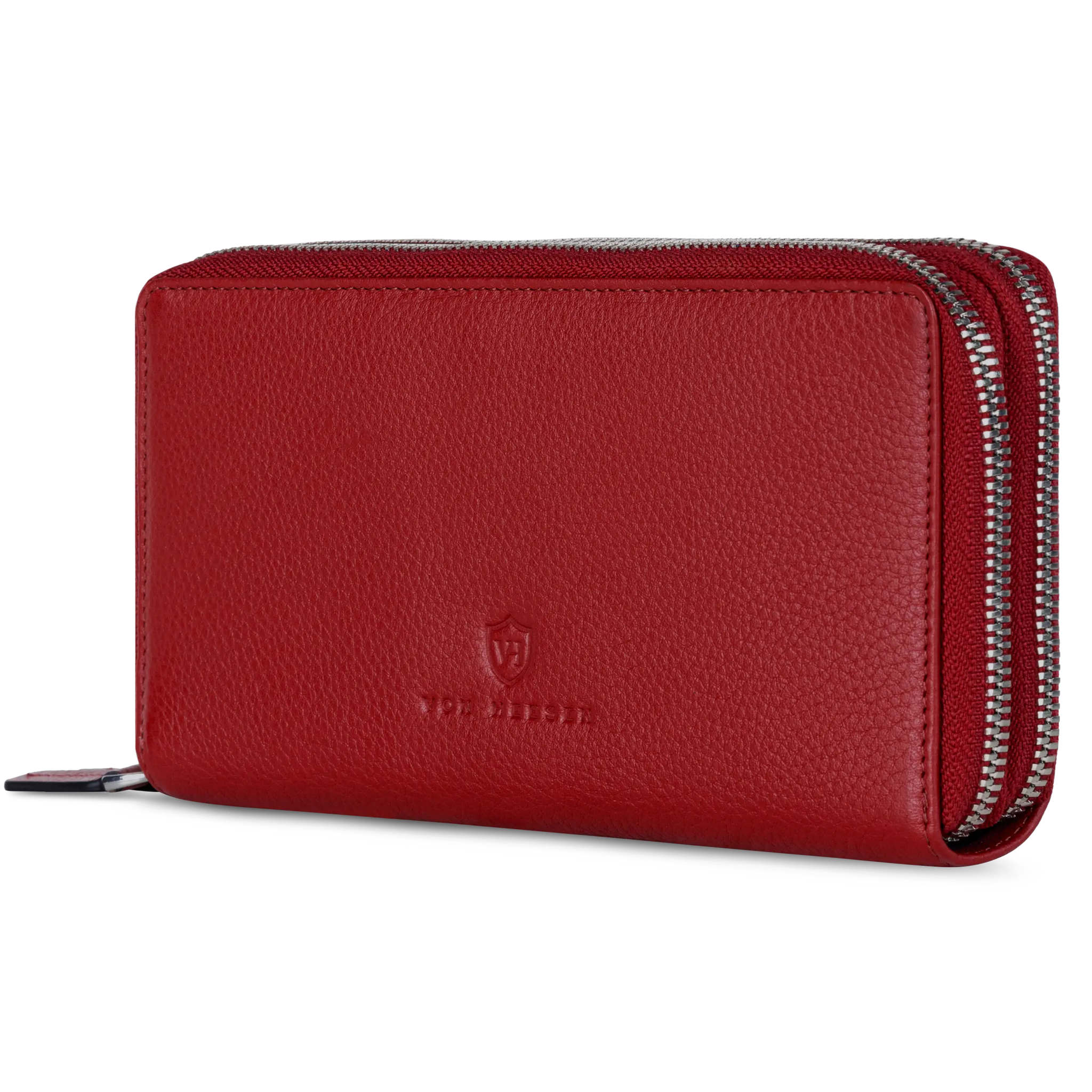 Geldbörse mit RFID-Schutz & 2 Hauptfächer (Genarbt)