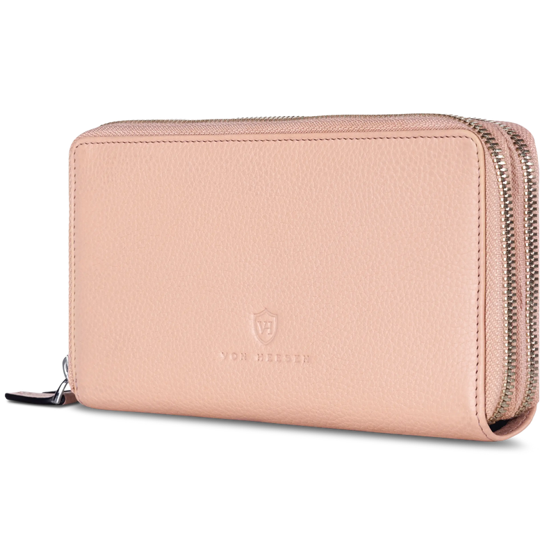 Geldbörse mit RFID-Schutz & 2 Hauptfächer (Genarbt)