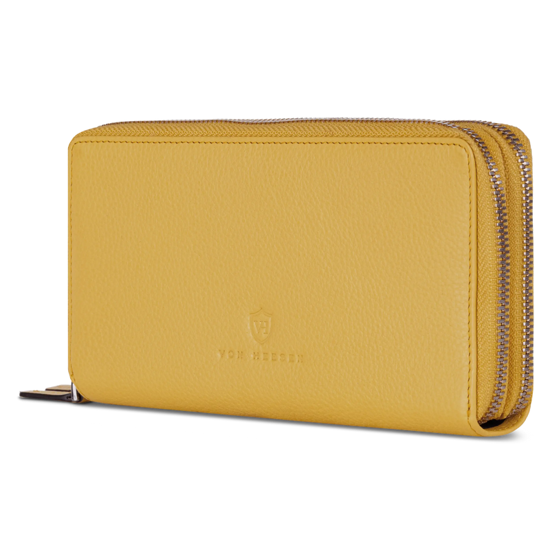 Geldbörse mit RFID-Schutz & 2 Hauptfächer (Genarbt)